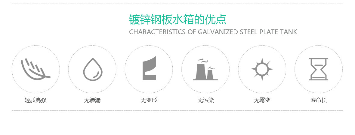 西安鍍鋅鋼板水箱優點